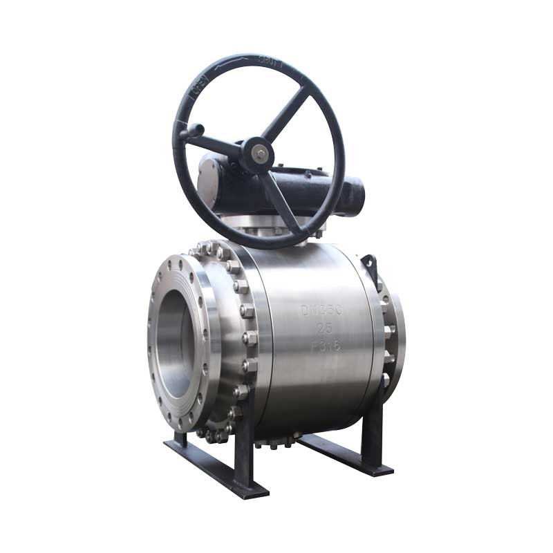 不锈钢蜗轮法兰球阀